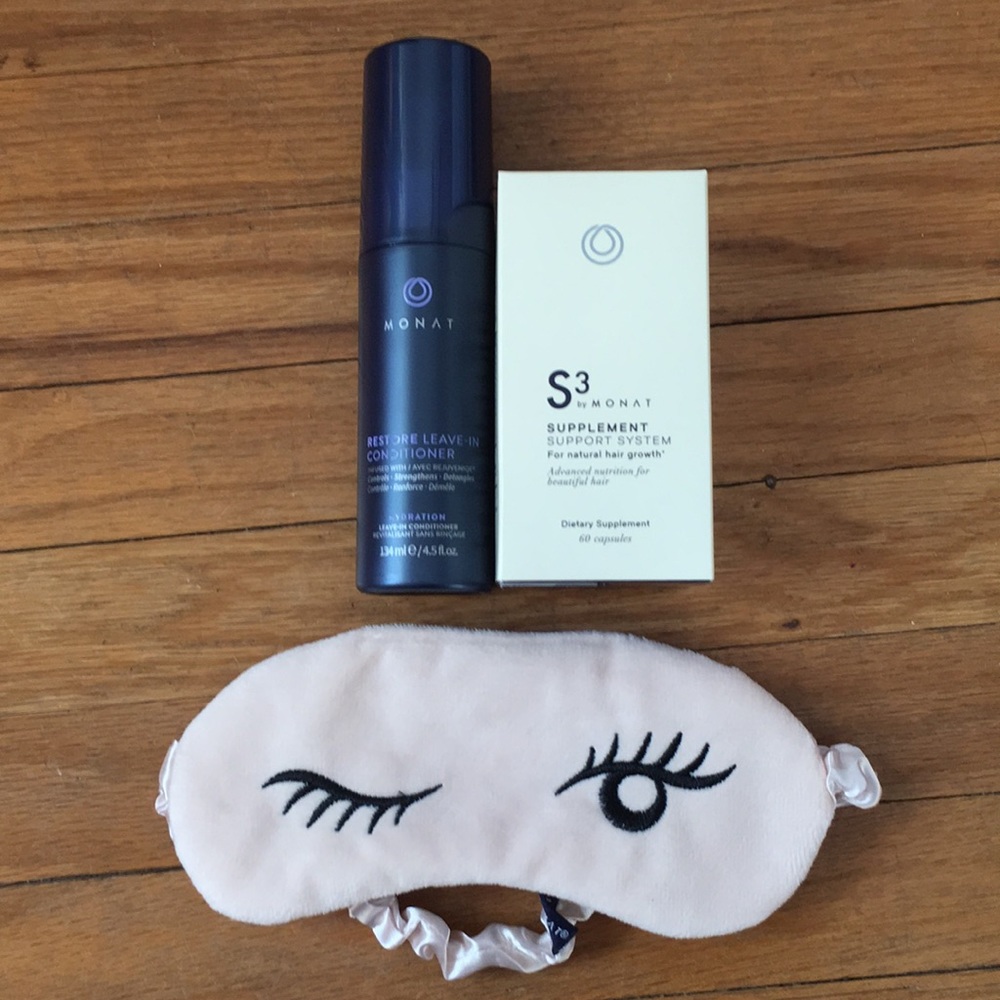 Monat Leave In Conditioner S3 and Sleep Mask